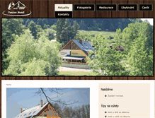 Tablet Screenshot of pension-mandl.cz